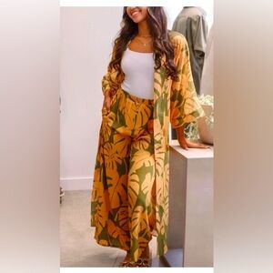 Lexbreezy Long Coverup Kimono